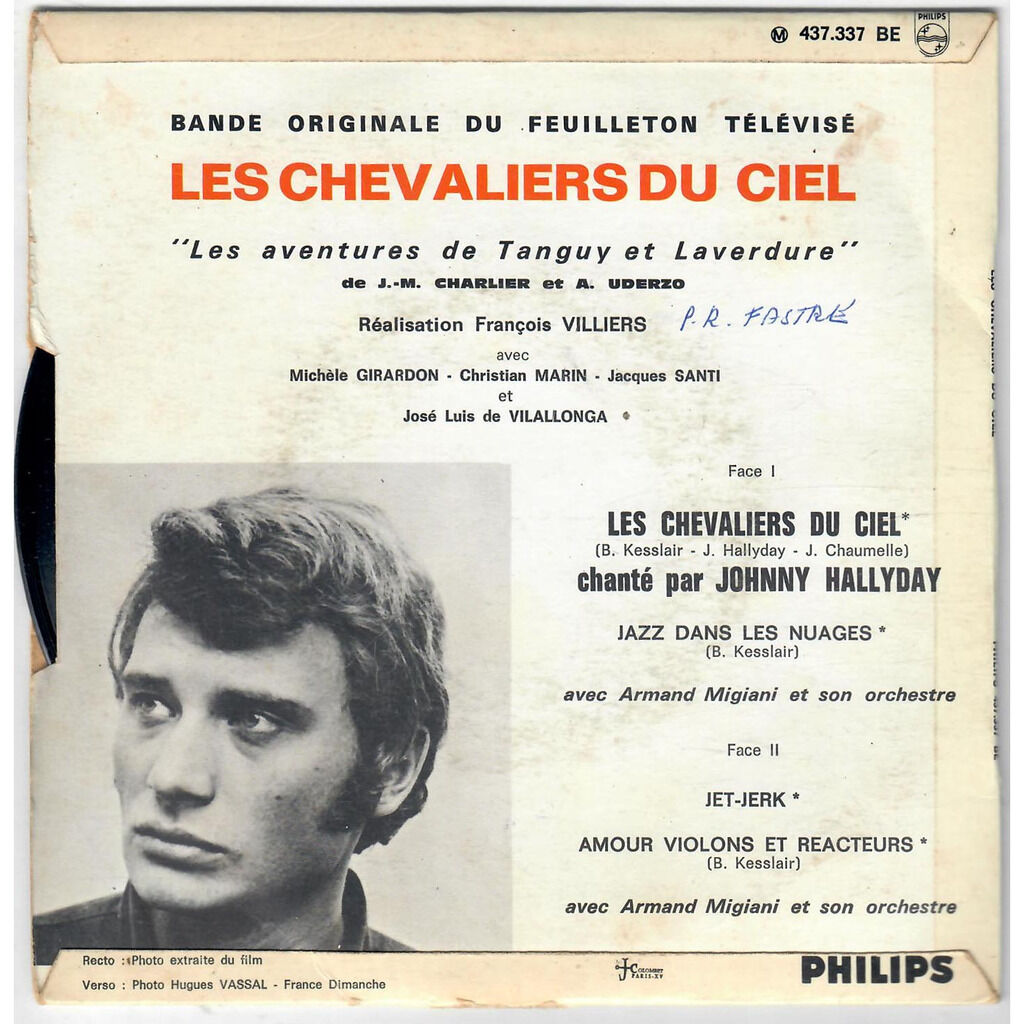  Johnny Hallyday Bernard Kesslair  -  les chevaliers du ciel 