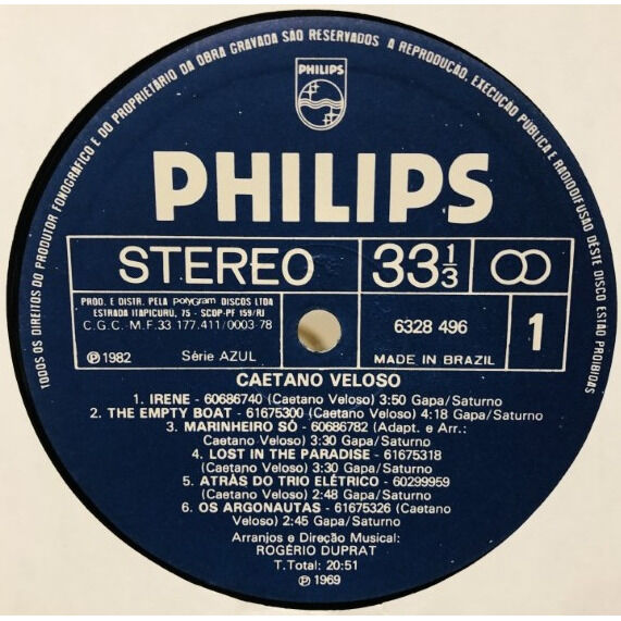  Caetano Veloso  -  s/t 
