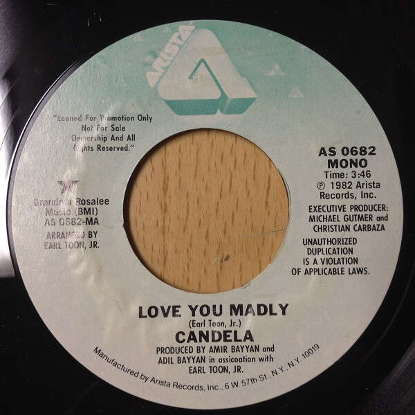  CANDELA  -  love you madly 