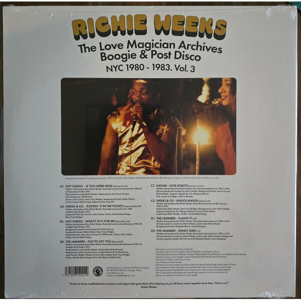  Richie Weeks  -  the love magician archives - disco - new york city 1980​-​83. vol​.​3 