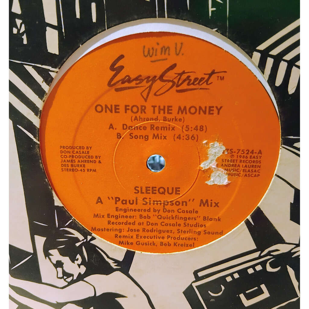  SLEEQUE  -  one for the money 