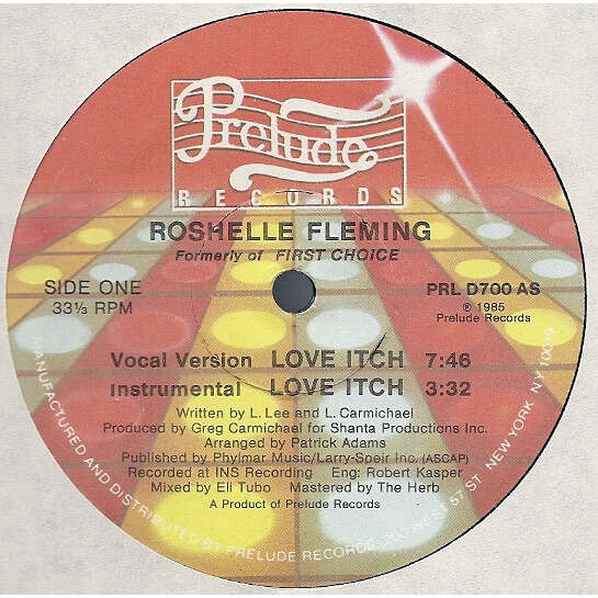  ROSHELLE FLEMING  -  love itch 