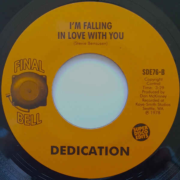  DEDICATION  -  i need you so / i'm falling in love with you 