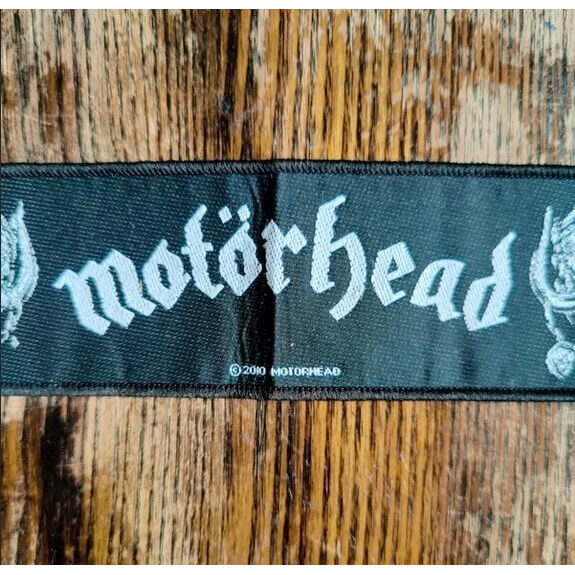  motorhead  -  war pig official band strip patch 2010 