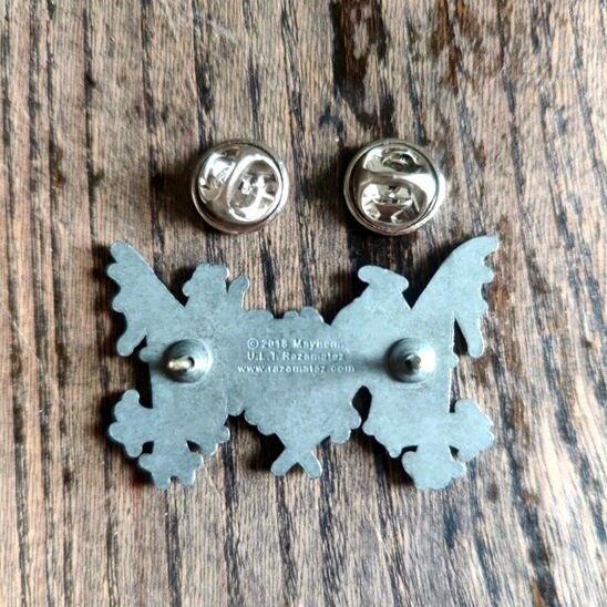  mayhem  -  metal pin logo official razamataz 2018 