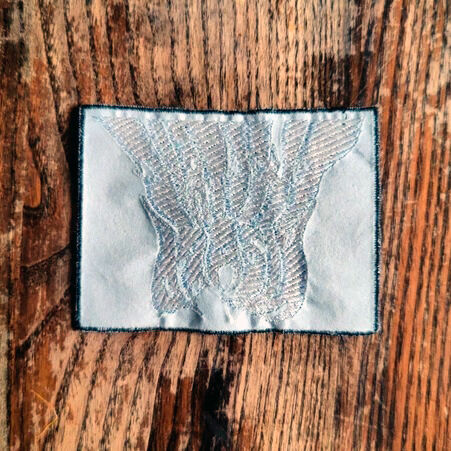  electric wizard  -  white logo patch 