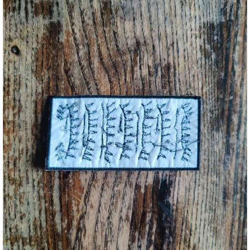  Revenge  -  white logo patch 