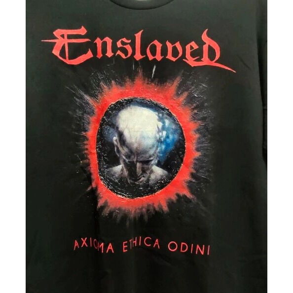  enslaved  -  axioma ethica odini (m size) official t-shirt 2022 