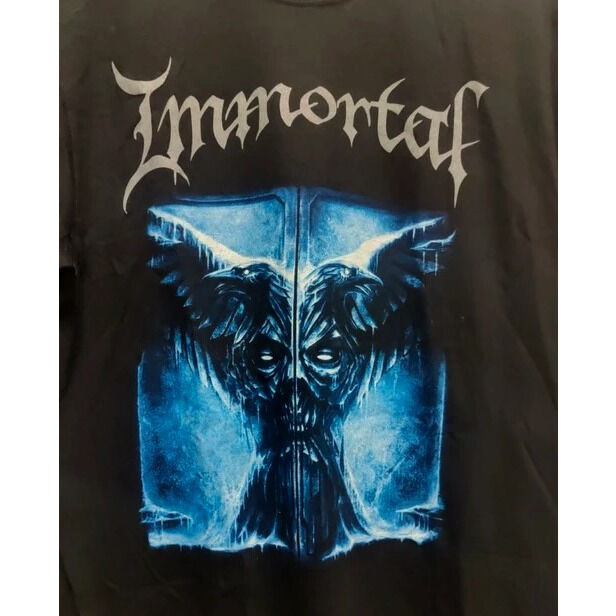  immortal  -  all shall fall (xl size) official t-shirt 2021 