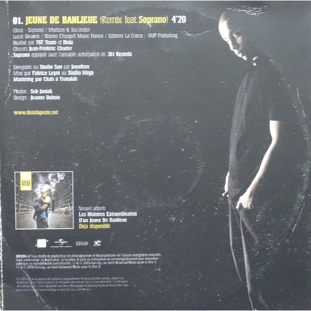  DISIZ LA PESTE  -  jeune de banlieue 