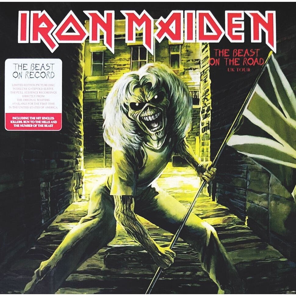  Iron Maiden  -  the beast on the road uk tour -ltd pict-disc vinyl 