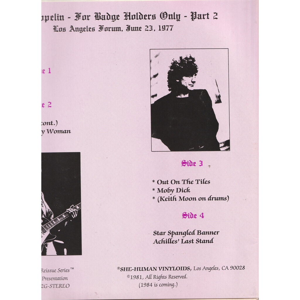  led zeppelin  -  for badge only part 2 