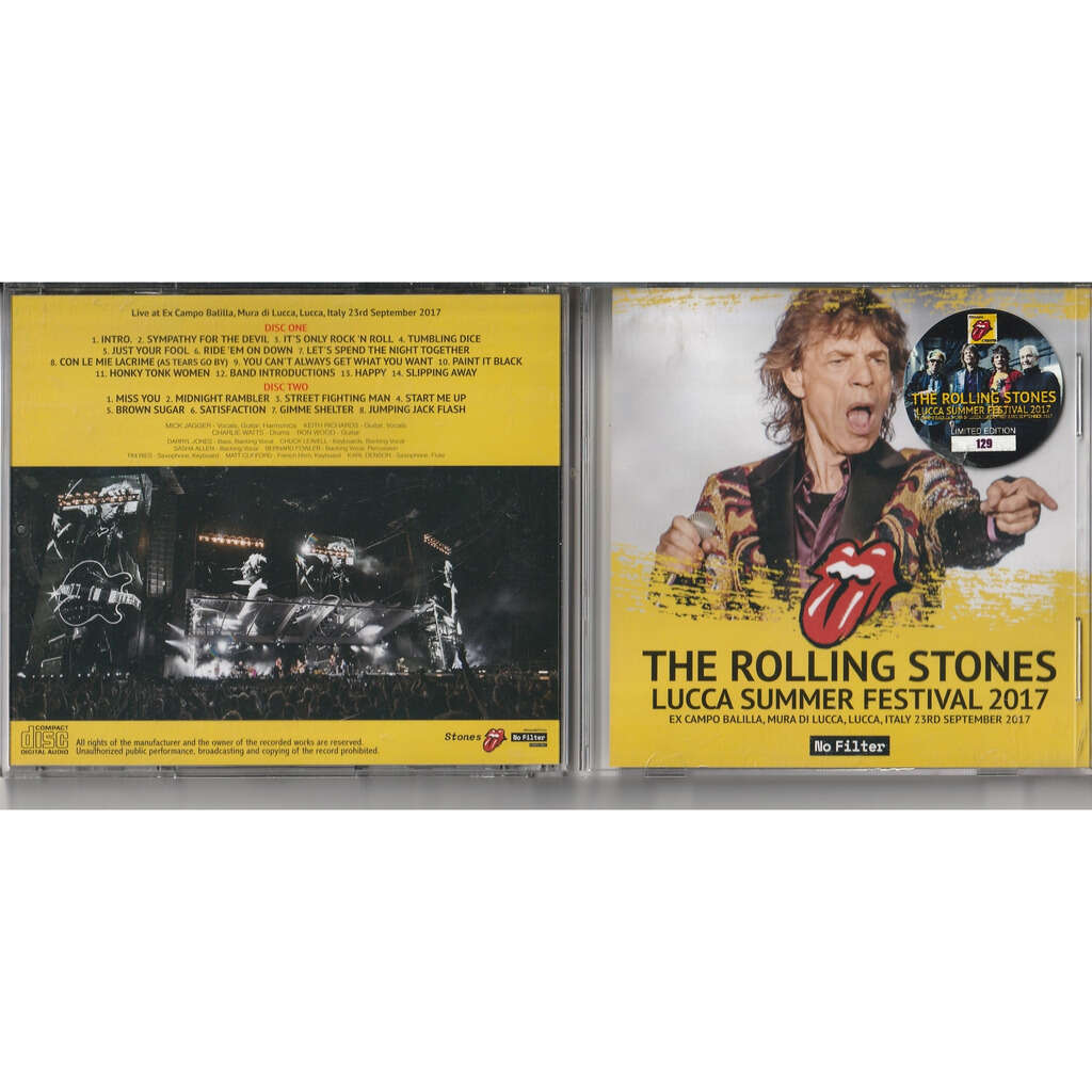  the rolling stones  -  lucca summer festival 2017 