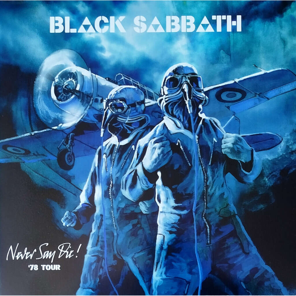  Black Sabbath  -  never say die! '78 tour -black vinyl with numbered lithography 