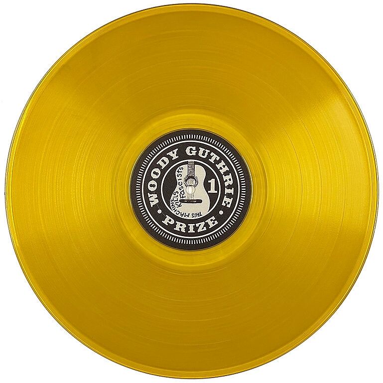  U2  -  woody guthrie prize 2025 -yellow vinyl 