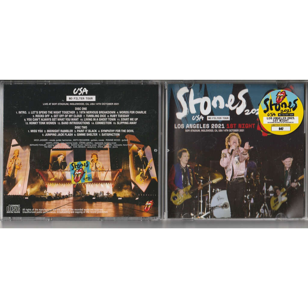  the rolling stones  -  los angeles 2021 