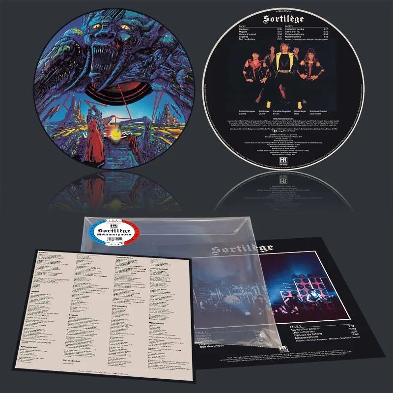  SORTILÈGE  -  pre-order: métamorphose -ltd edition picture disc 