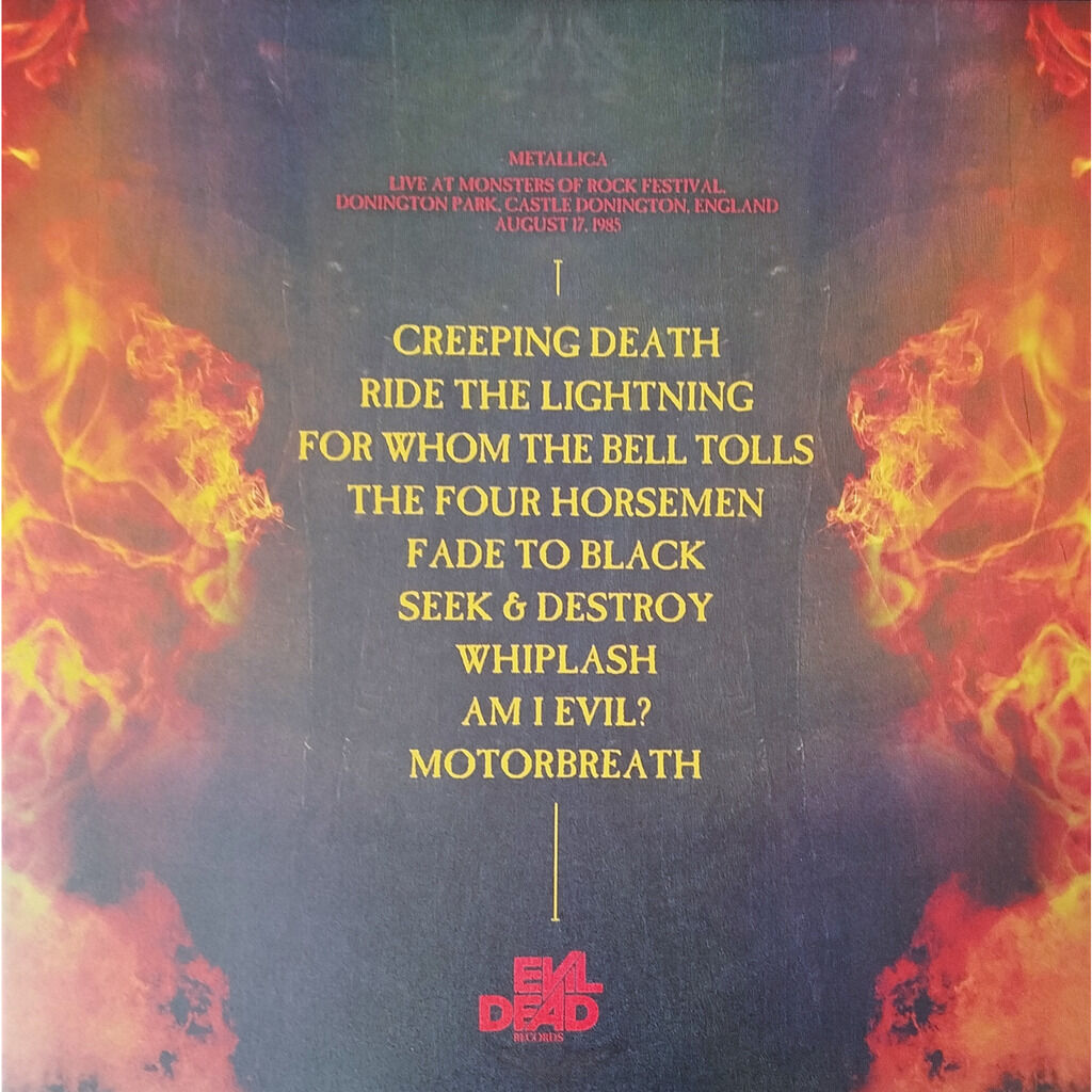  Metallica  -  donington '85 -box set vinyl & cd & t-shirt 