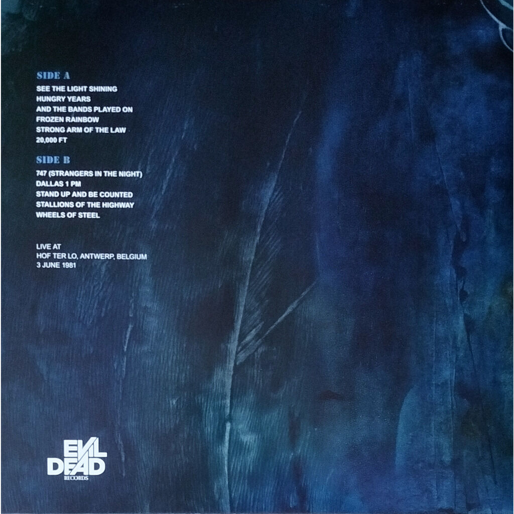  Saxon  -  strong arm of the law tour -red vinyl 