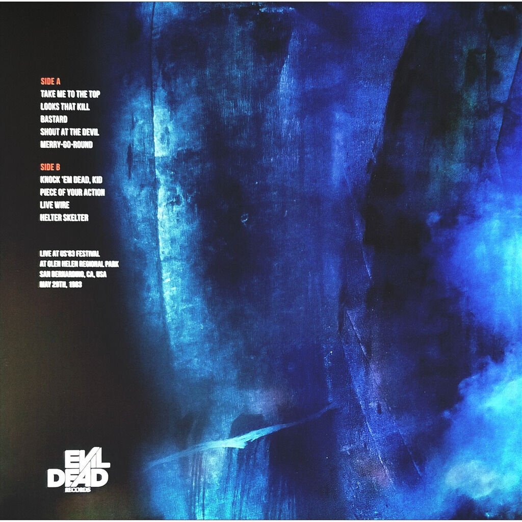  Mötley Crüe  -  us festival ’83 -splatter vinyl 