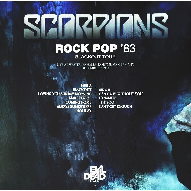  Scorpions  -  rock pop '83 -clear vinyl 