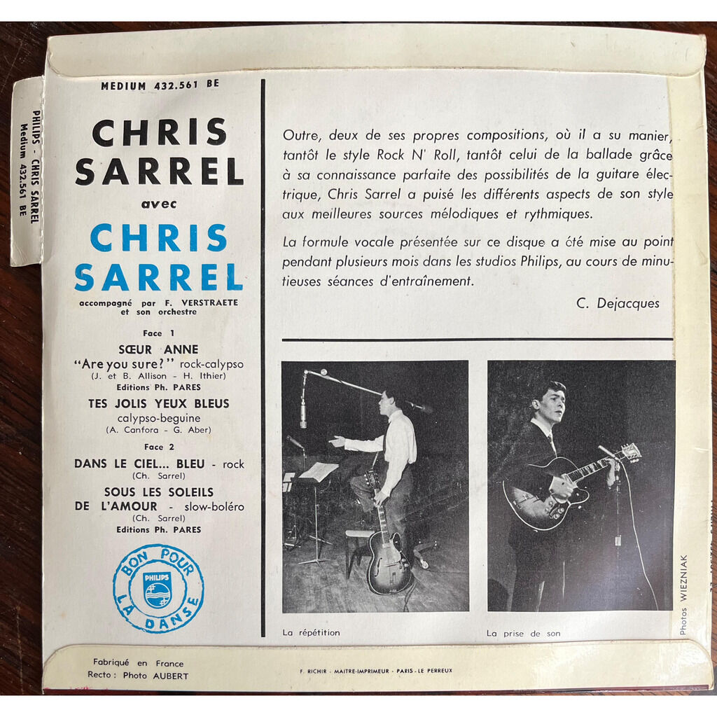  Christian Sarrel  -  chris sarrel avec chris sarrel 