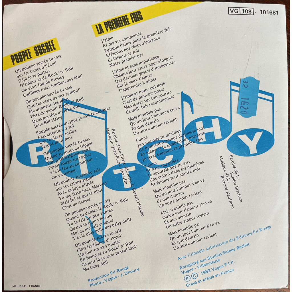  Ritchy  -  poupée sucrée / la première fois 