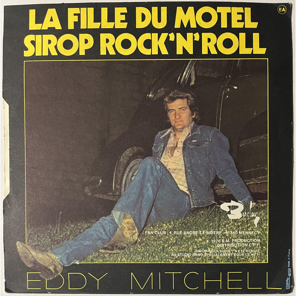  Eddy Mitchell  -  la fille du motel / sirop rock 'n' roll 