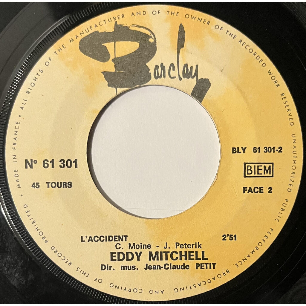  Eddy Mitchell  -  les vieux loups 