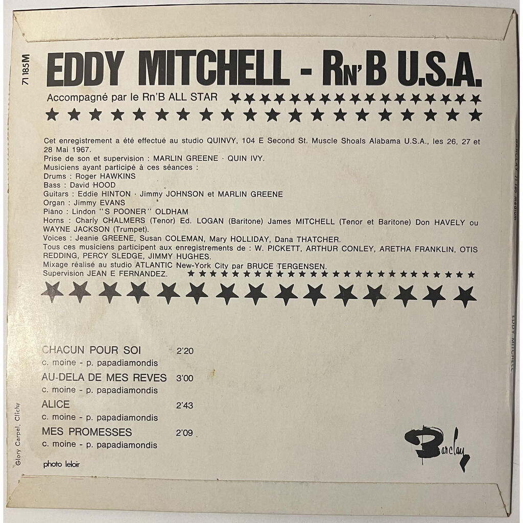  Eddy Mitchell  -  chacun pour soi 