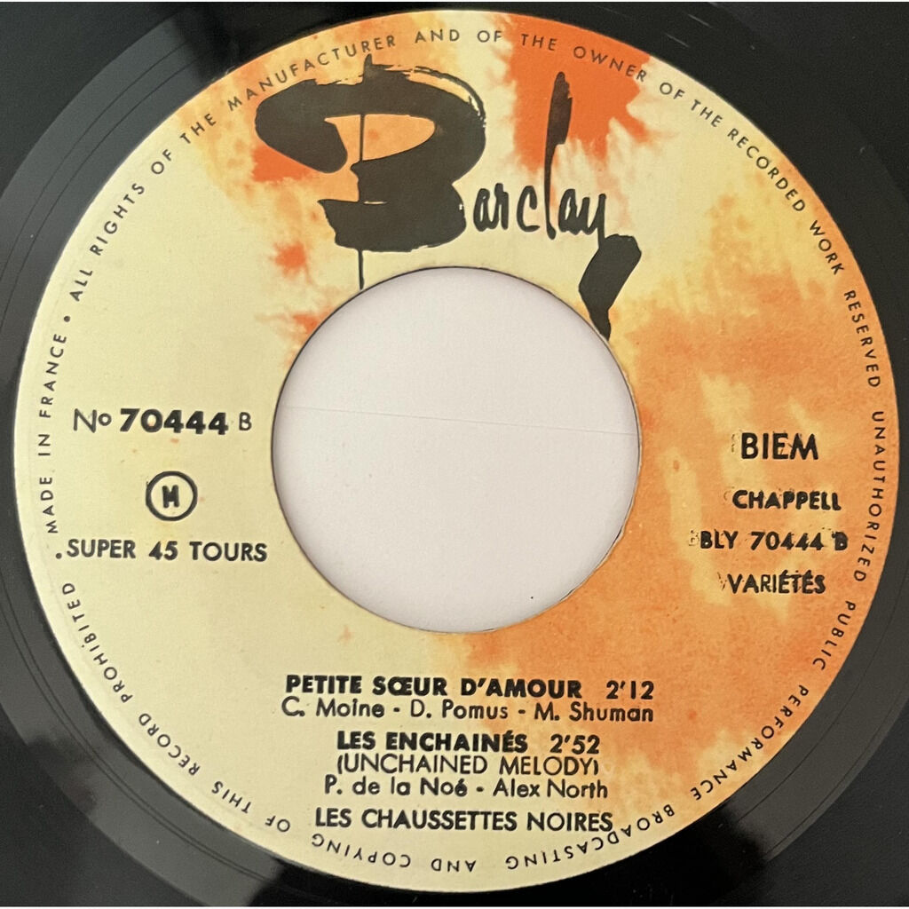  Les Chaussettes Noires  -  le chemin de la joie 