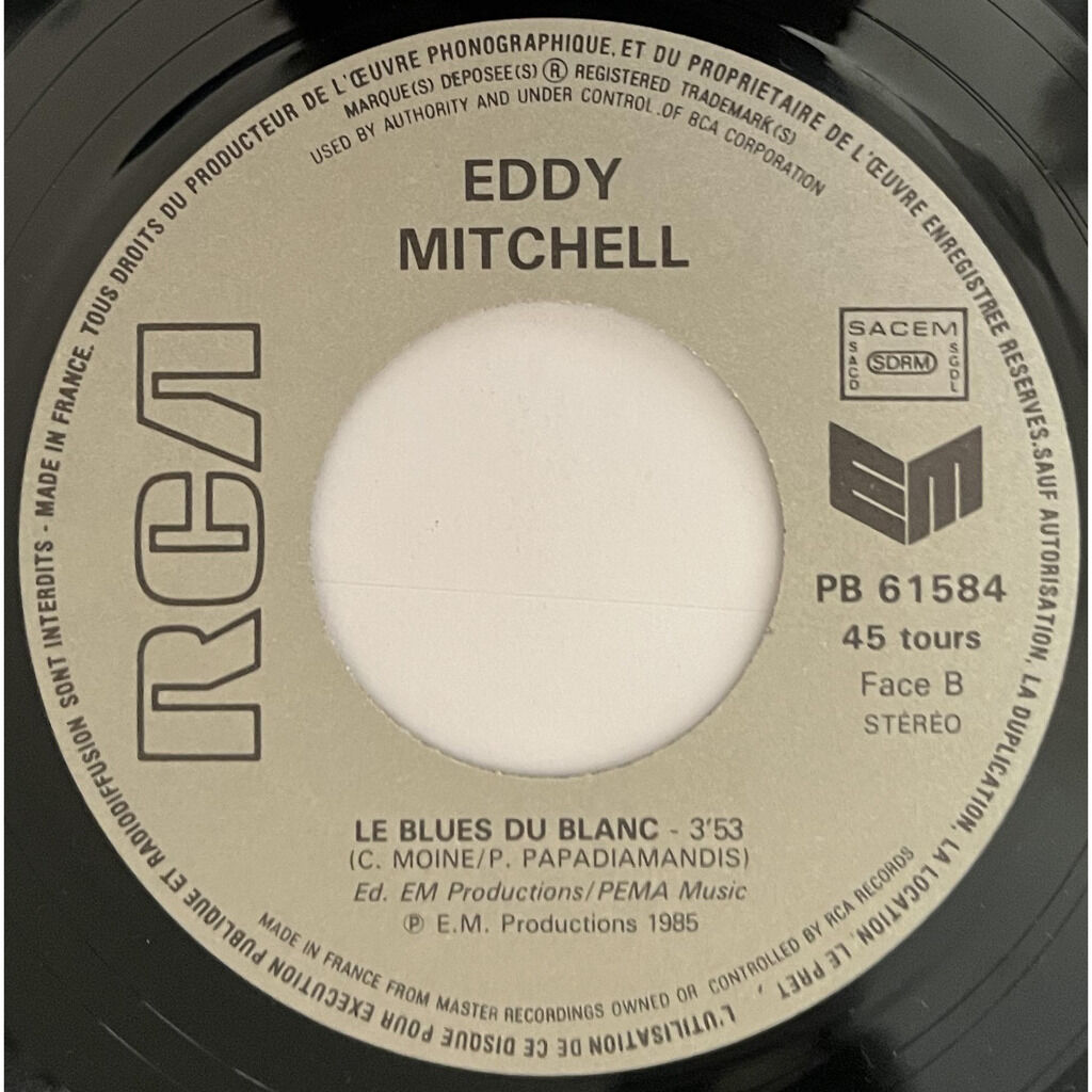  Eddy Mitchell  -  nashville ou belleville 