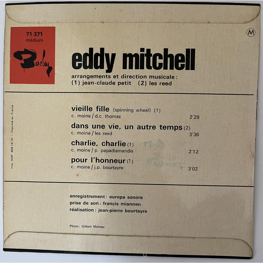  Eddy Mitchell  -  vieille fille 
