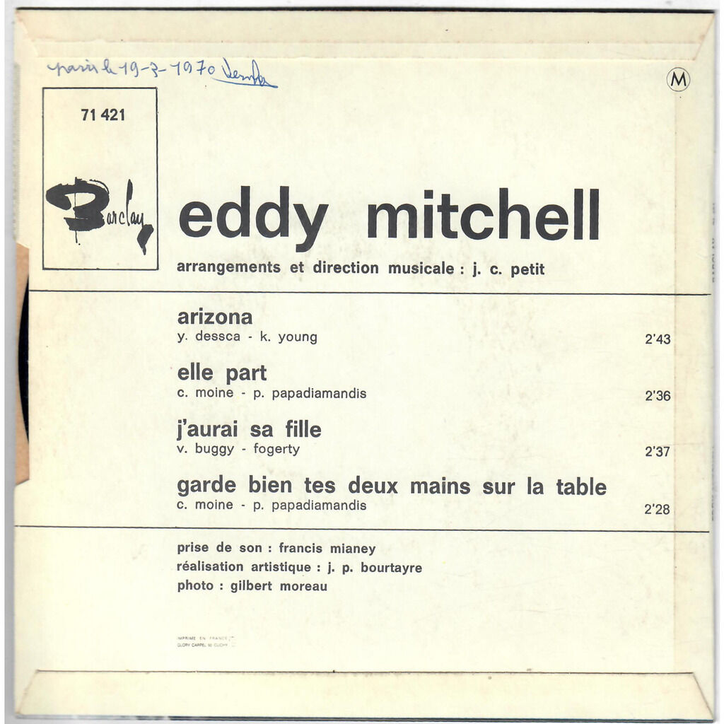  Eddy Mitchell  -  arizona 
