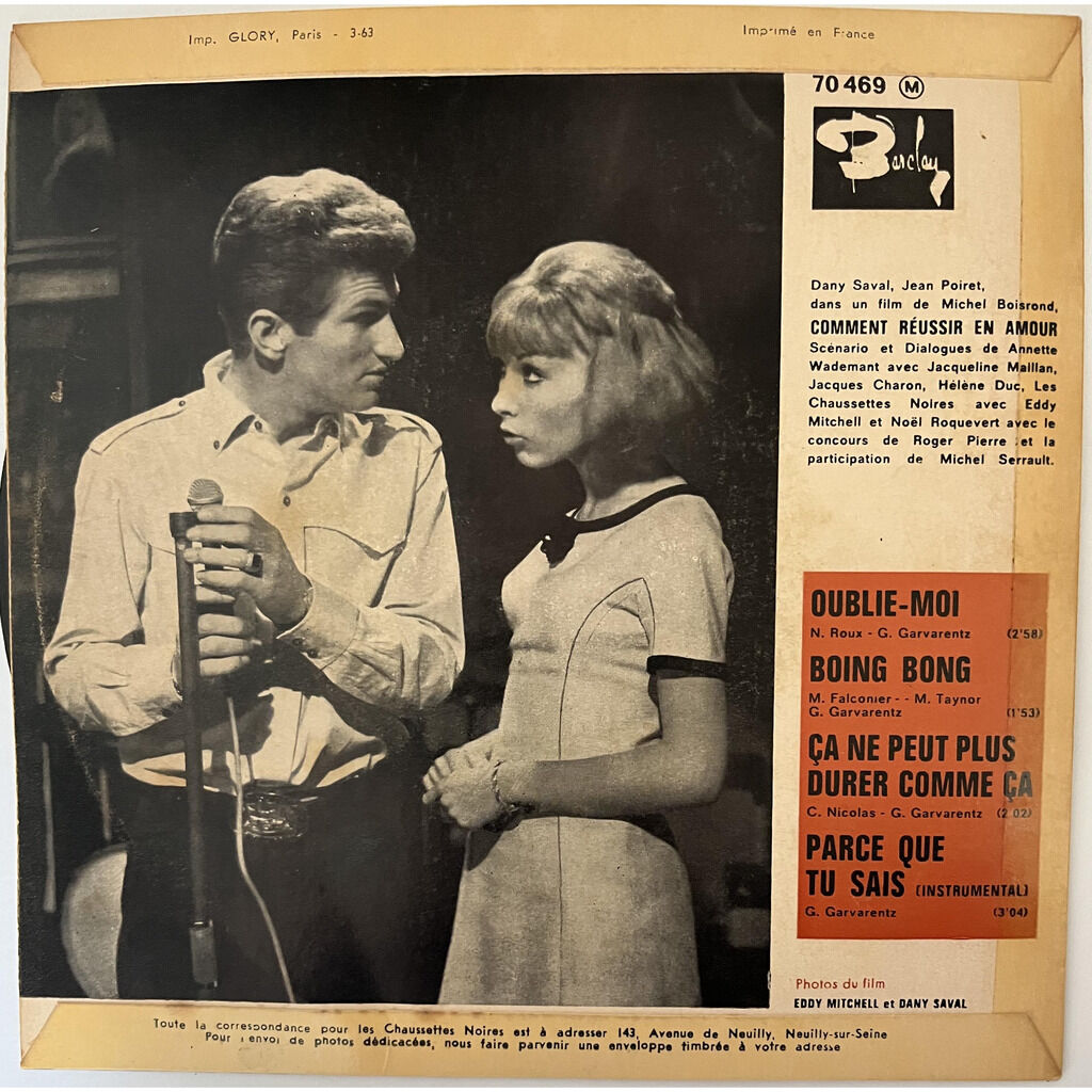  Les Chaussettes Noires  -  bande originale du film 'comment réussir en amour' 