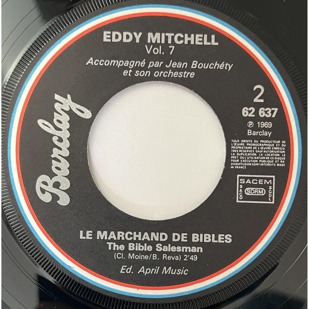  Eddy Mitchell  -  miss caroline 