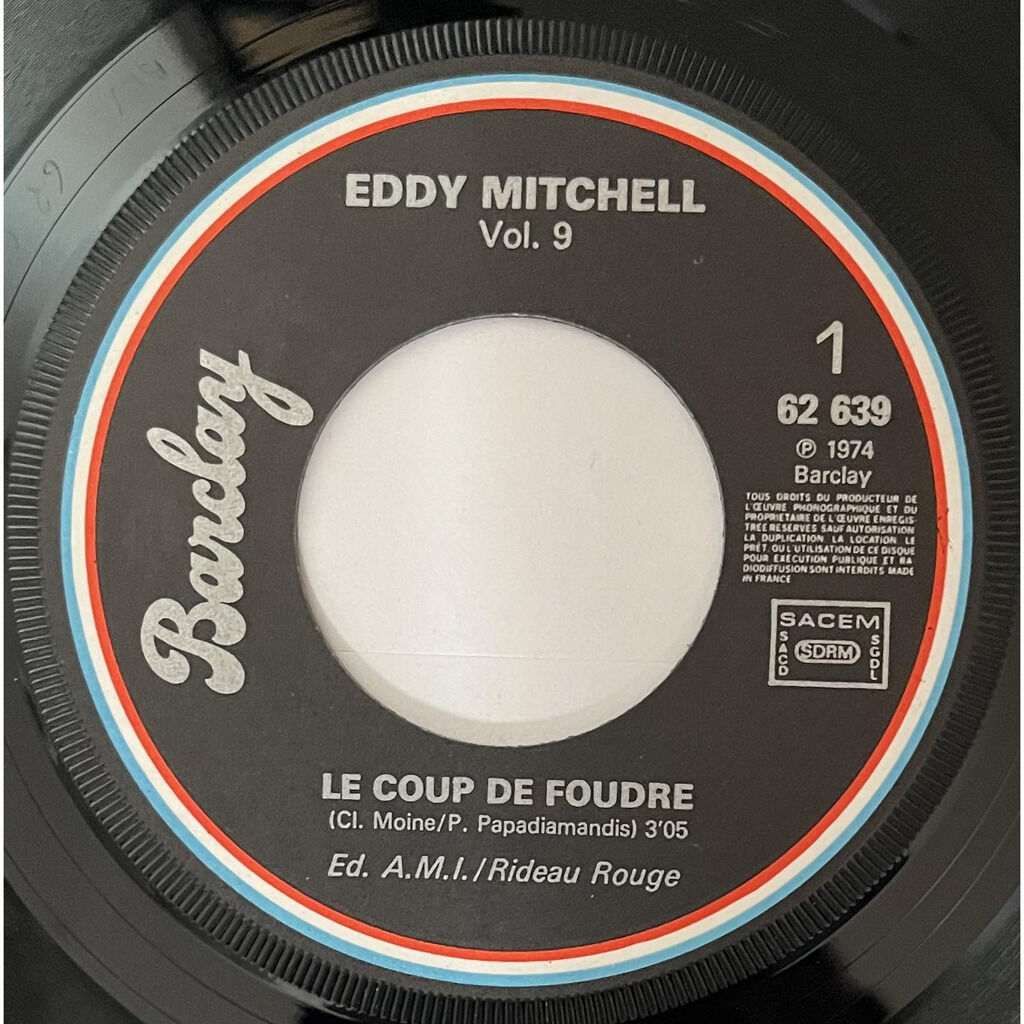  Eddy Mitchell  -  le coup de foudre 