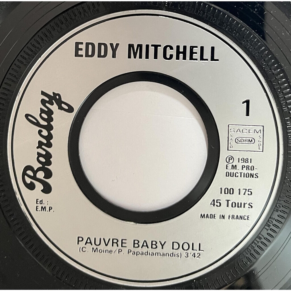  Eddy Mitchell  -  pauvre baby doll 