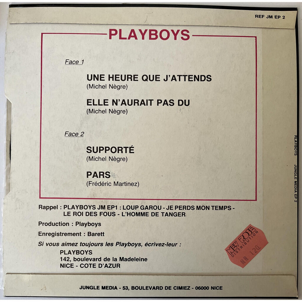  Les Playboys  -  une heure que j'attends 