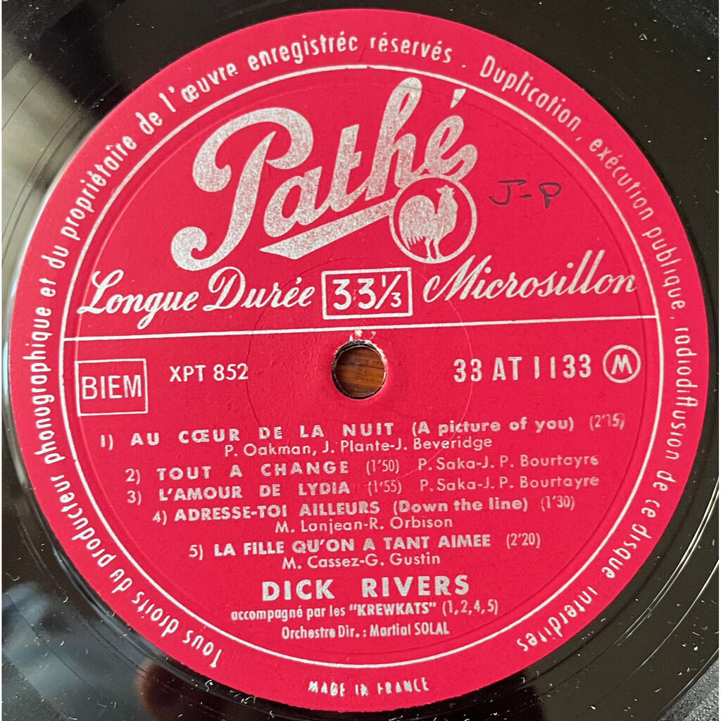  Dick Rivers  -  je suis bien 