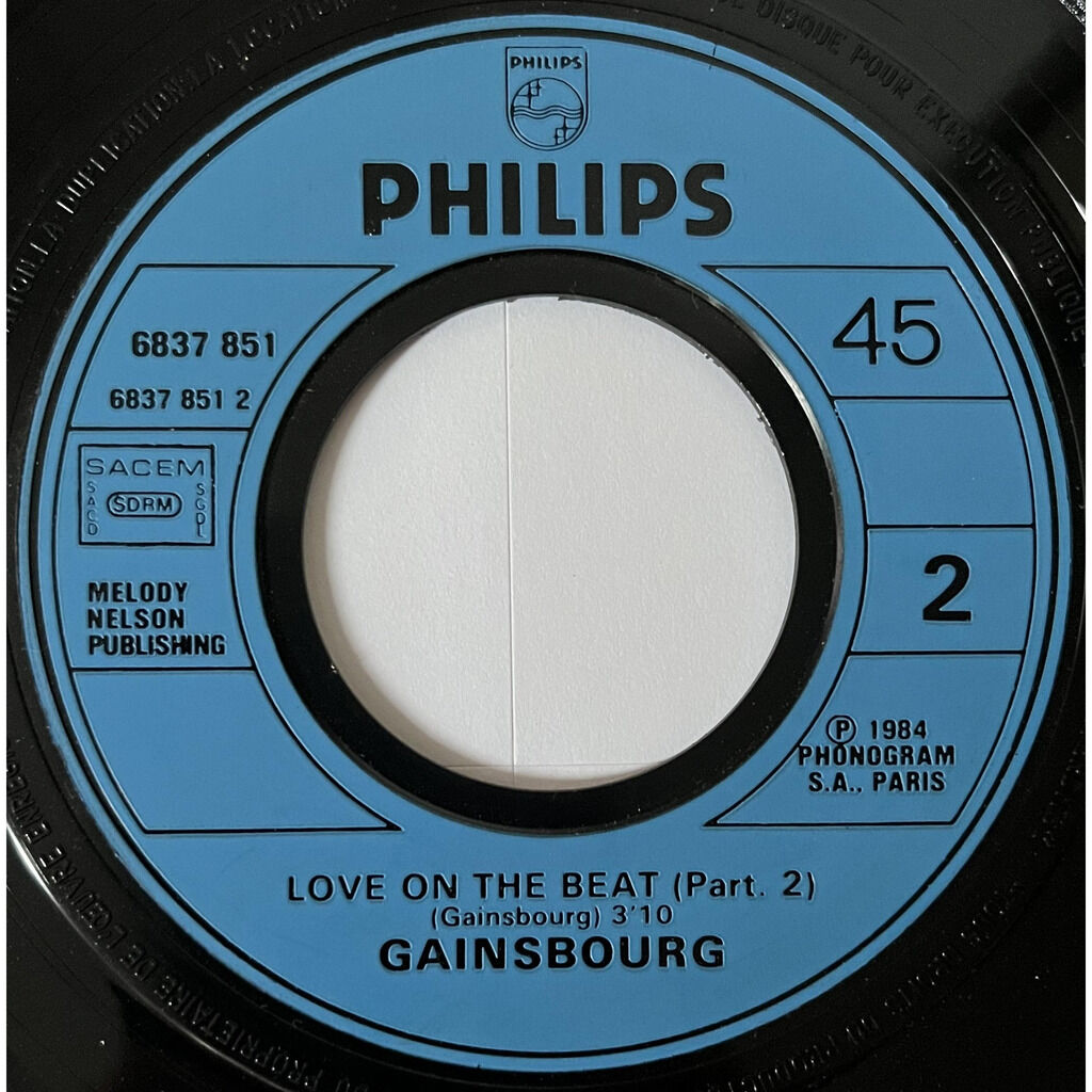  Serge Gainsbourg  -  love on the beat 