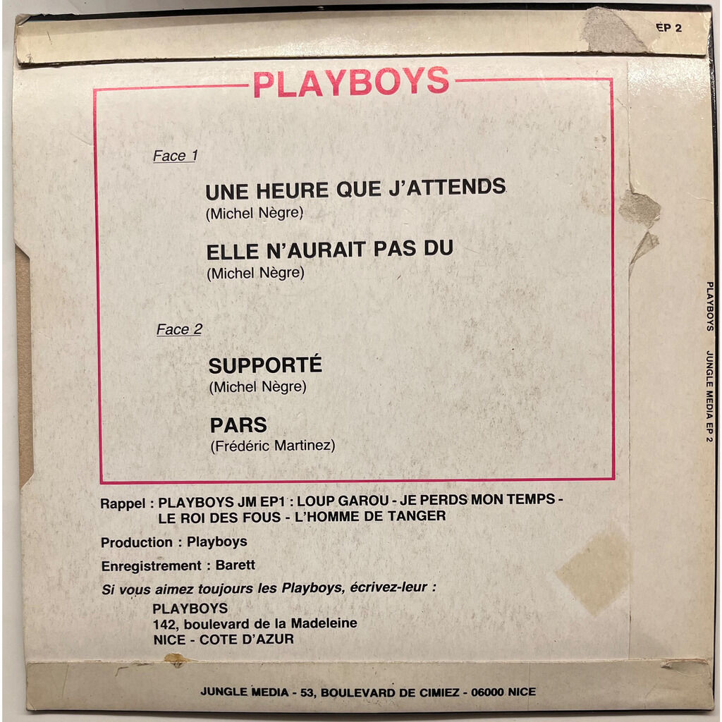  Les Playboys  -  une heure que j'attends 