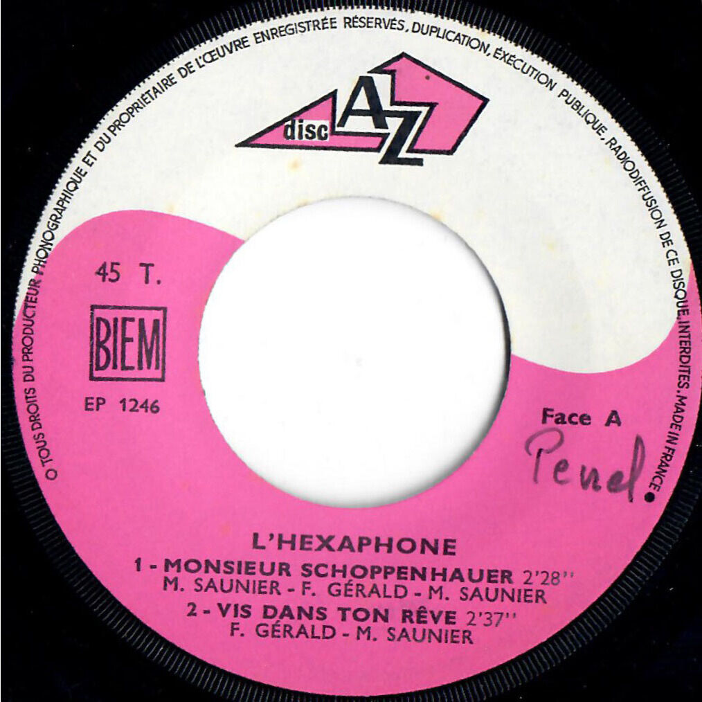  L'Hexaphone  -  monsieur schoppenhauer 