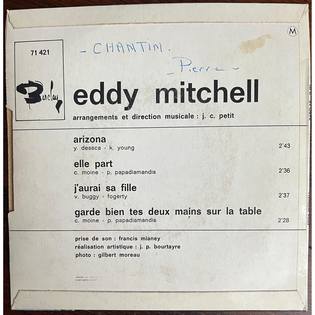  Eddy Mitchell  -  arizona 