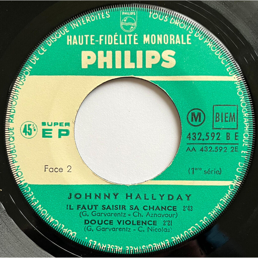  Johnny Hallyday  -  douce violence 