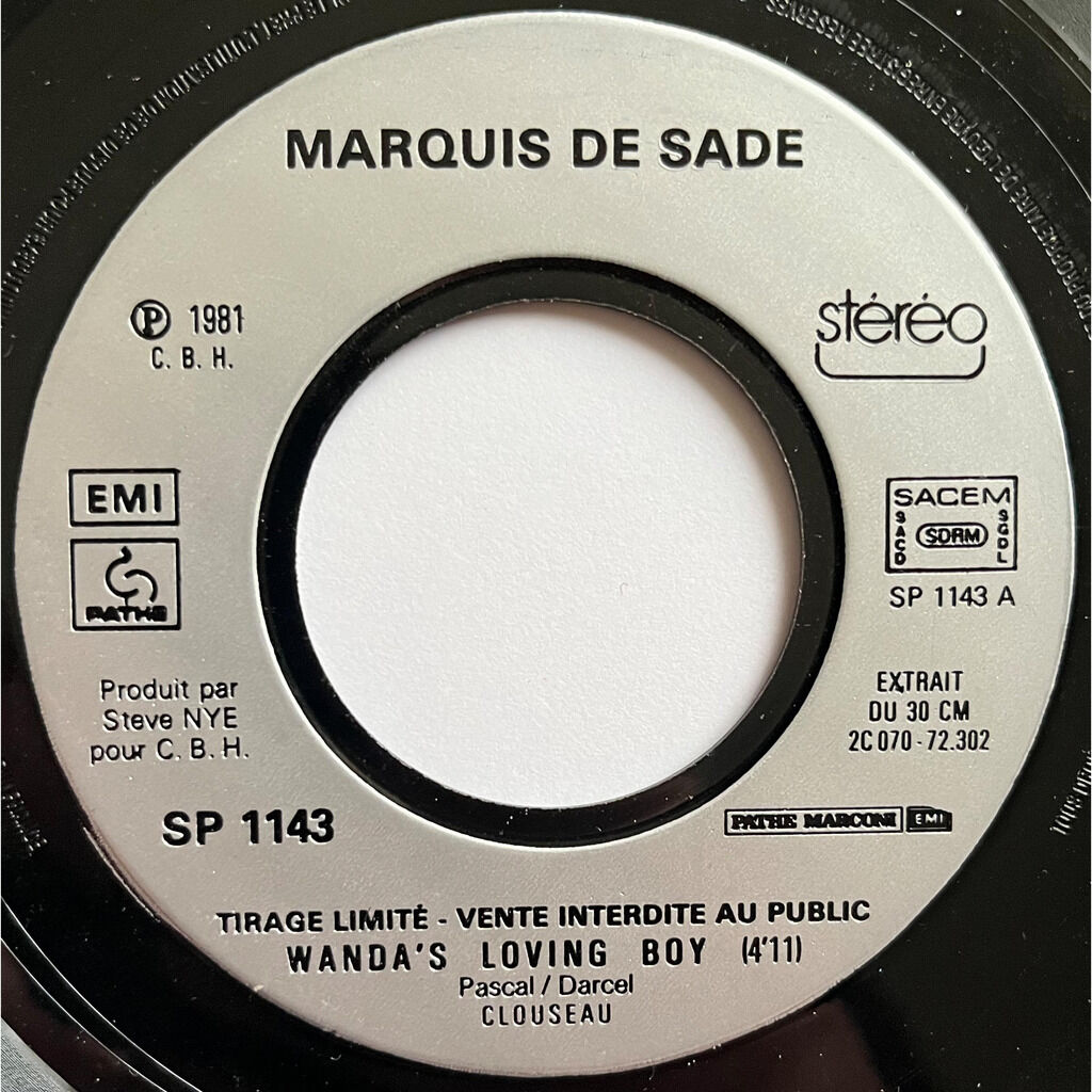  Marquis De Sade  -  wanda's loving boy 