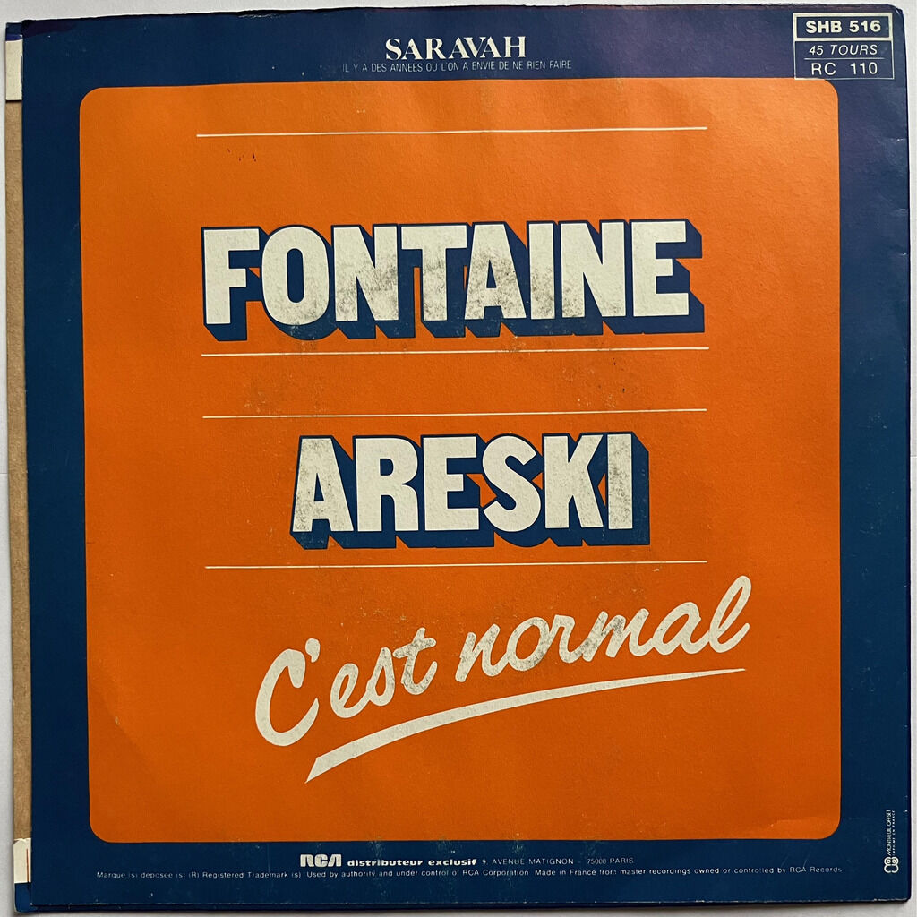  Brigitte Fontaine Jacques Higelin Areski Belkacem  -  cet enfant que je t'avais fait / c'est normal 