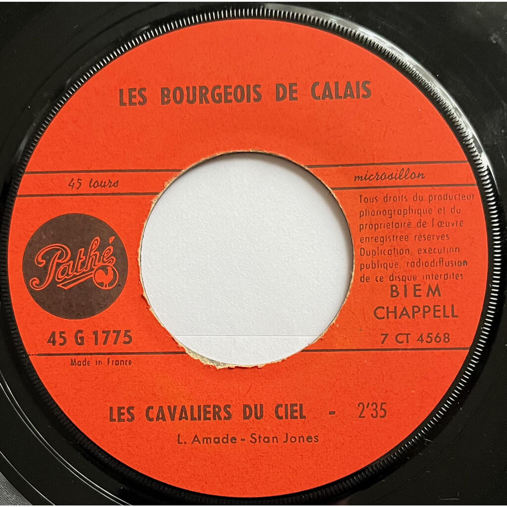  Les Bourgeois De Calais  -  nut rocker / les cavaliers du ciel 