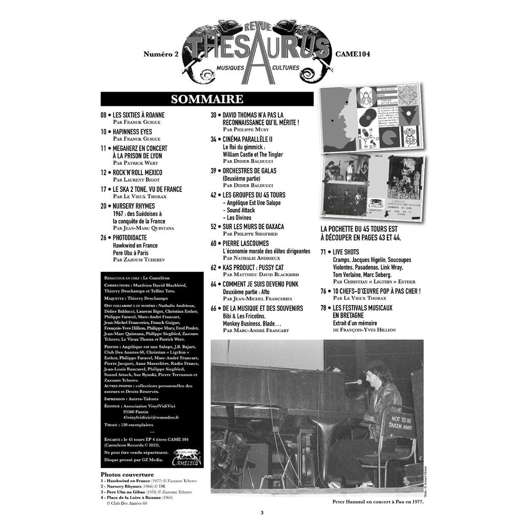  Sound Attack (5) / Angélique Est Une Salope / Les Divines  -  final move / dinintel rêve de singe / lied / swing de mouches 