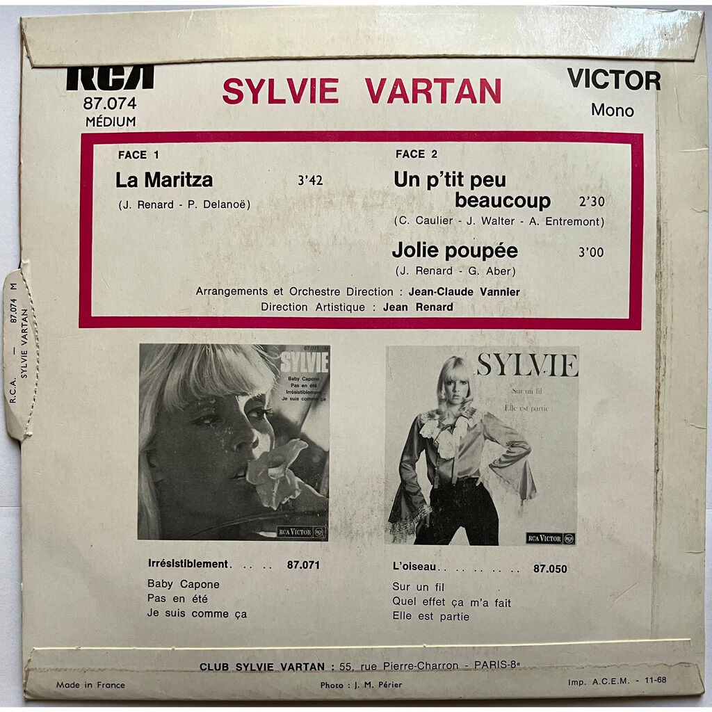  Sylvie Vartan  -  la maritza 